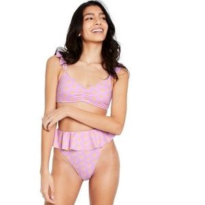 Stoney Clover Lane x Target pink heart bikini bottoms